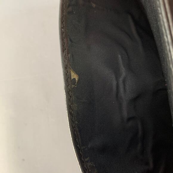 DONNA KARAN Black Gold Leather Wallet - Picture 7 of 7